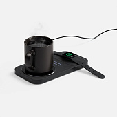 Беспроводное зарядное устройство с подогревом кружки Hot Task, черное