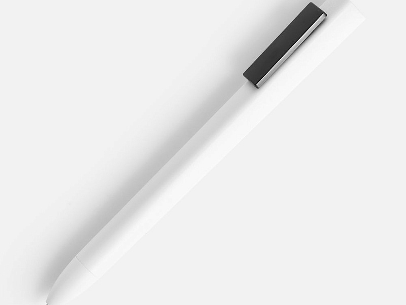 Ручка шариковая Swiper SQ, белая с черным