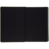 Ежедневник Alanis, недатированный, черный с зеленым