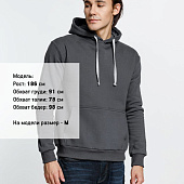 Толстовка с капюшоном Kirenga Heavy, темно-серая (графит)