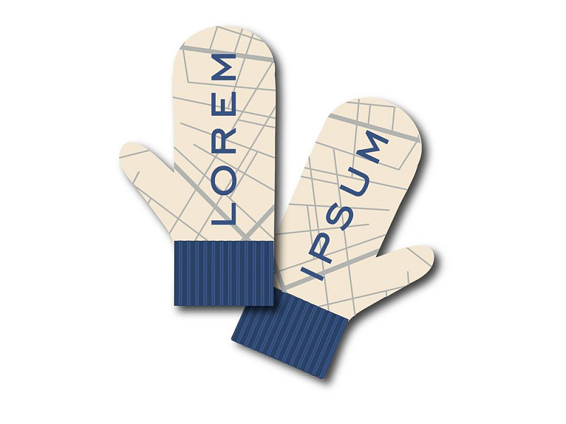 Варежки на заказ Mani, акрил