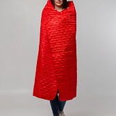 Плед-пончо для пикника SnapCoat, красный