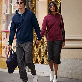 Толстовка на молнии с капюшоном женская Queen, черная