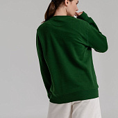 Свитшот унисекс King, темно-зеленый