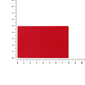 Лейбл из ПВХ Dzeta, ХL, красный