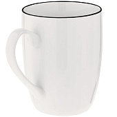 Кружка Simmy, белая с черным