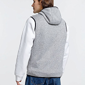 Жилет с капюшоном унисекс Gotland, серый