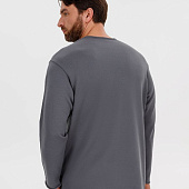 Лонгслив унисекс Siluetti Fuori, серый