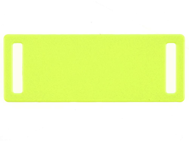 Шильдик металлический Kova, желтый неон