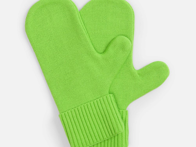 Варежки Yong, светло-зеленые (салатовые)