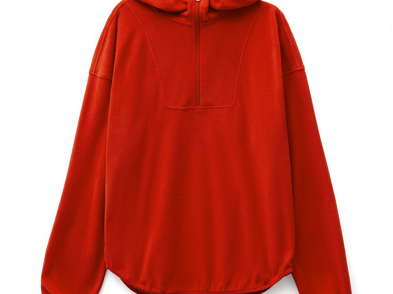 Анорак флисовый унисекс Fliska, красный