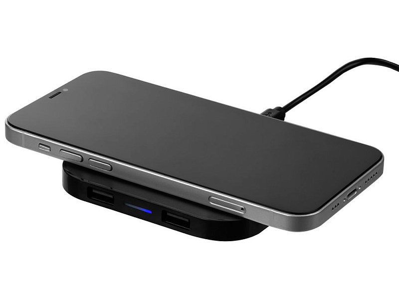 Беспроводное зарядное устройство Interra Plus, черное