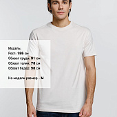 Футболка унисекс T-Bolka 160, молочно-белая