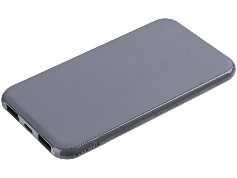 Аккумулятор Uniscend Starry с подсветкой, 5000 мАч, темно-серый