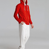 Толстовка на молнии с капюшоном Unit Siverga, красная
