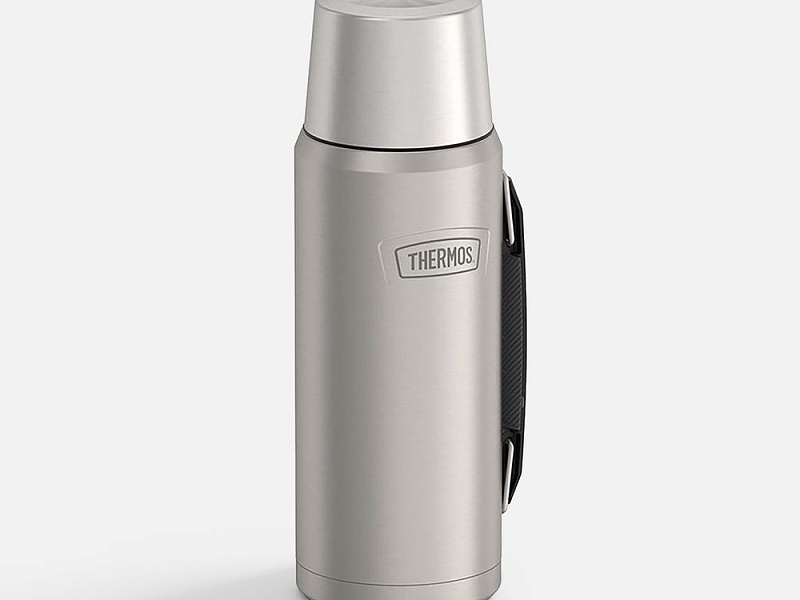 Термос Icon 1200, серебристый (стальной)