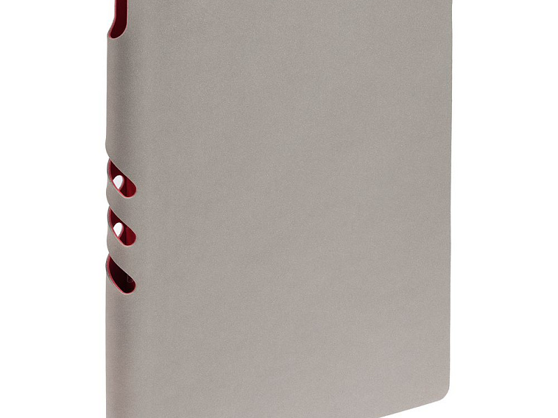 Ежедневник Flexpen, недатированный, серебристо-красный