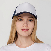 Бейсболка Sunbreaker, темно-синяя с белым