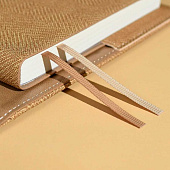 Ежедневник-органайзер Twill, недатированный, коричневый