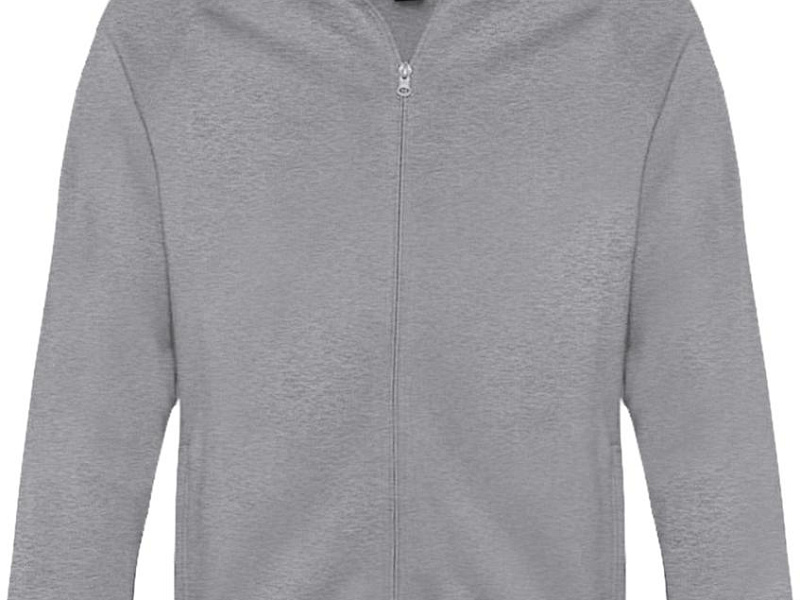Толстовка мужская на молнии Sundae 280 серый меланж