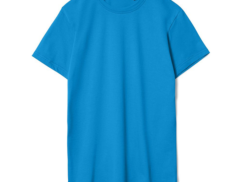 Футболка унисекс T-Bolka 160, бирюзовая