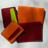 Чехол для карточек Shall Simple, красный