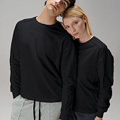 Свитшот унисекс Vozduh, черный