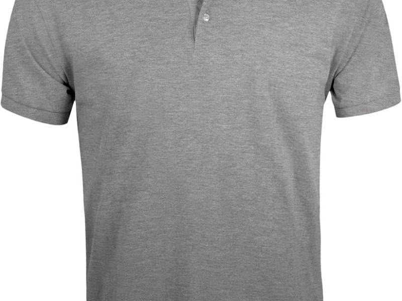 Рубашка поло мужская Prime Men 200 серый меланж