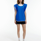 Манишка Member, синяя с белым