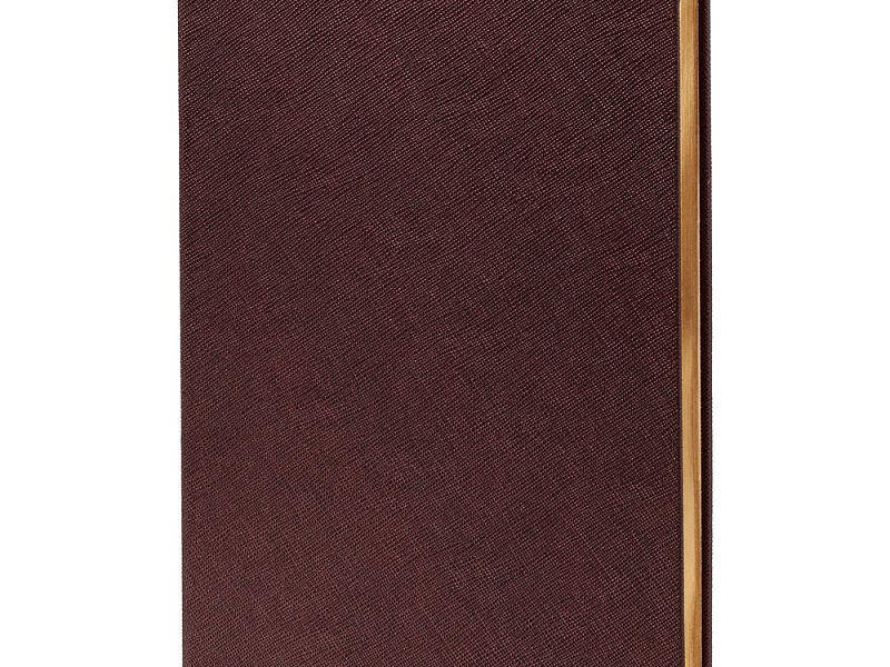 Ежедневник Saffian, недатированный, коричневый