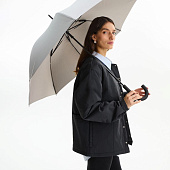 Зонт-трость Wind, серебристый