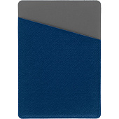Картхолдер Dual, серо-синий