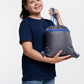 Детский рюкзак Novice, серый с синим