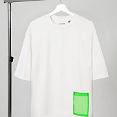 Футболка оверсайз унисекс Kosmos 2.0, кремовая