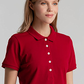 Рубашка поло женская Sunset, красная