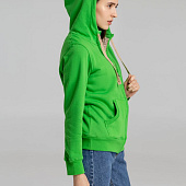 Толстовка унисекс на молнии Sherpa 280, ярко-зеленая