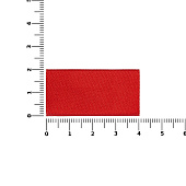 Лейбл тканевый Epsilon, XXS, красный