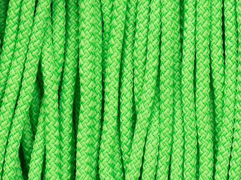 Круглый шнур Lasso S, зеленый неон, 40 см