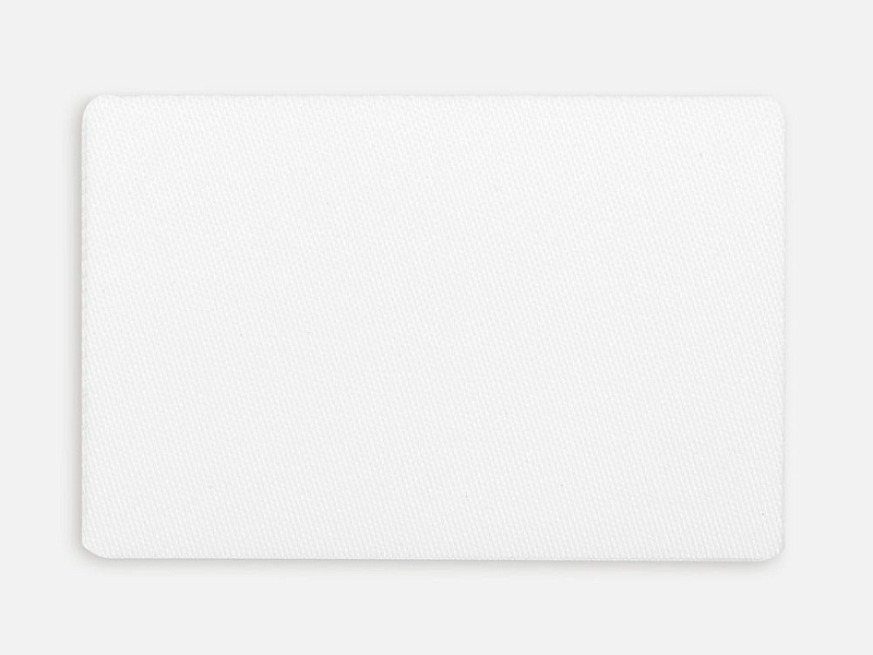 Наклейка тканевая Lunga, L, белая