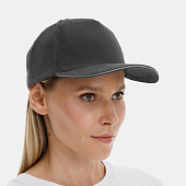 Бейсболка Long Beach, темно-серая со светло-серым