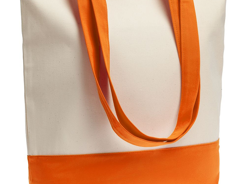 Холщовая сумка Shopaholic, оранжевая