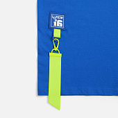 Лейбл из ПВХ Dzeta, L, синий