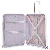 Чемодан Victoria L, белый