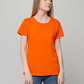 Футболка женская T-bolka Lady, оранжевая