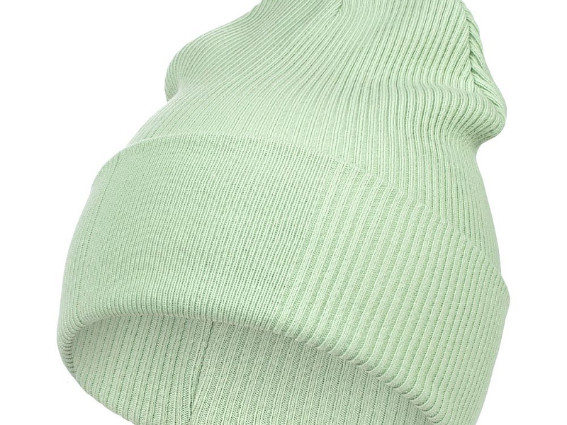 Шапка Real Rib, зеленая (мятная)