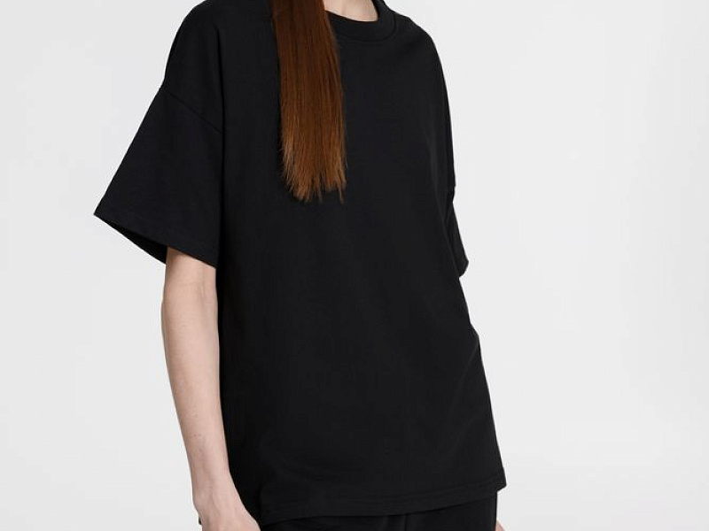 Футболка унисекс оверсайз T3, черная