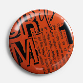 Значок закатной Pinback Print, XL