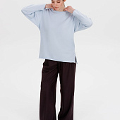 Лонгслив унисекс Siluetti Fuori, светло-голубой