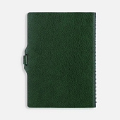 Ежедневник Strep Front на заказ, недатированный, зеленый