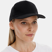 Бейсболка Long Beach, черная